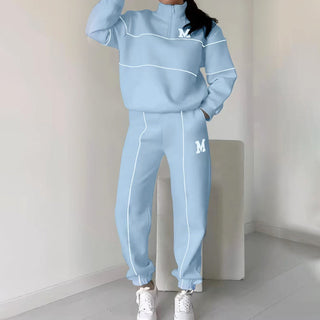 Monique | Lässiges Sweatshirt 2-teiliges Set mit Linie