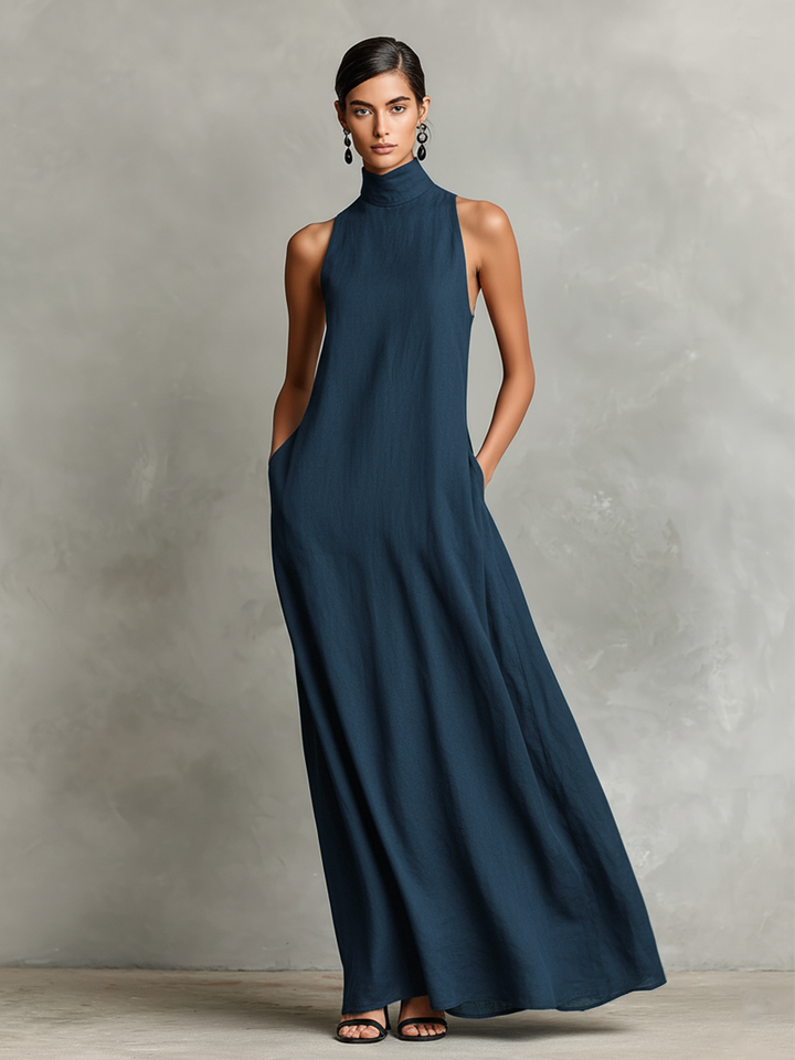 Caterina – Minimalistisches Maxikleid