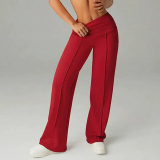 Alba | Hosen mit geradem Schnitt und weitem Bein