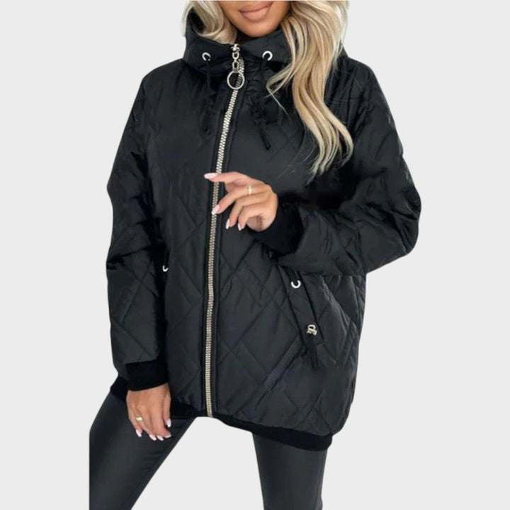 Marilyn™ | Gesteppte Kapuzenjacke mit Reißverschluss