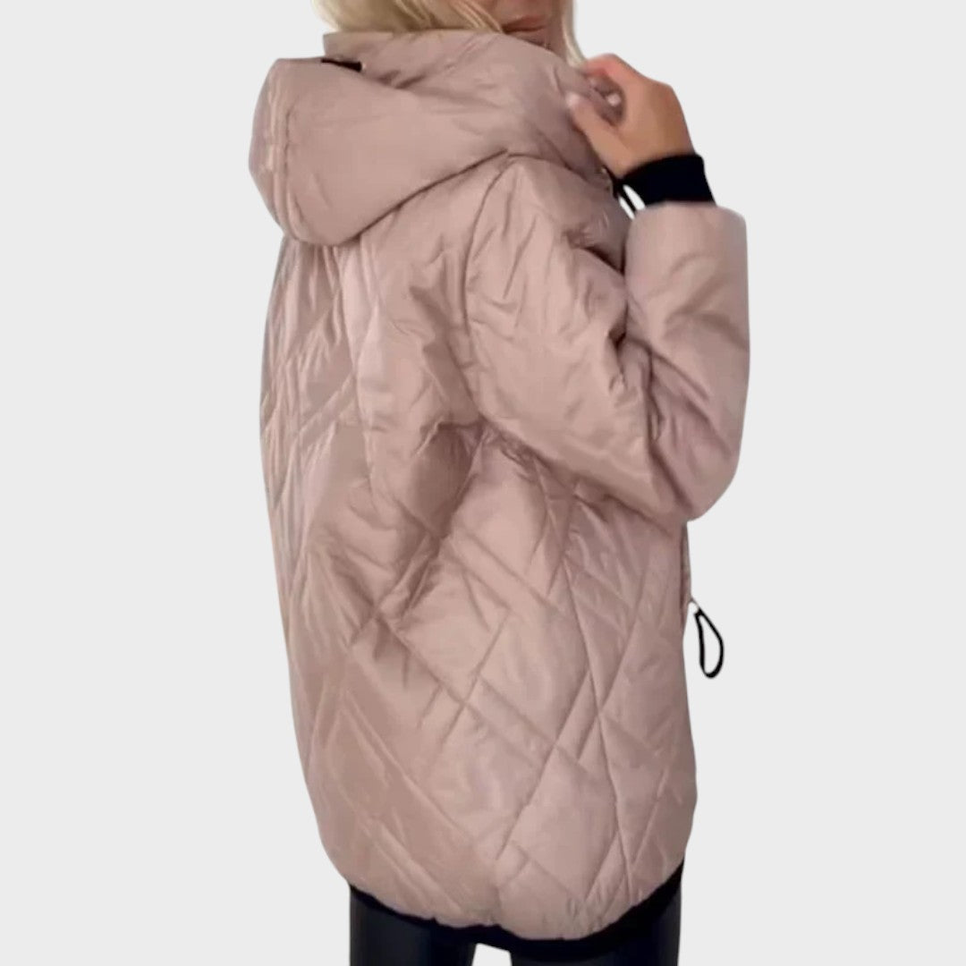 Marilyn™ | Gesteppte Kapuzenjacke mit Reißverschluss