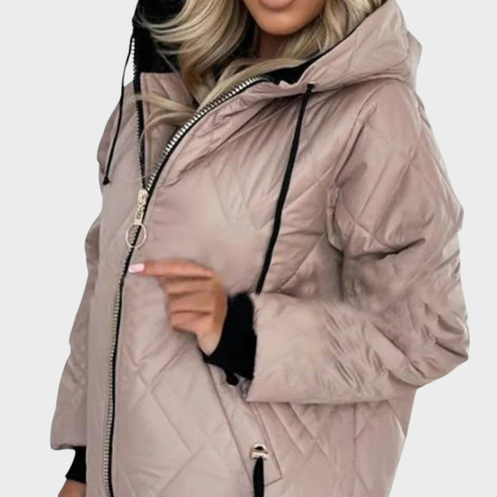 Marilyn™ | Gesteppte Kapuzenjacke mit Reißverschluss