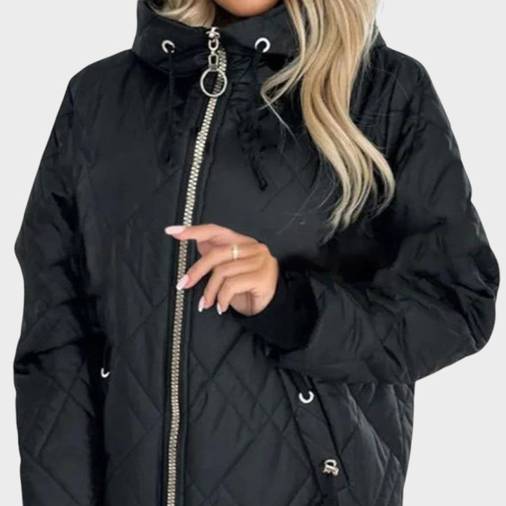 Marilyn™ | Gesteppte Kapuzenjacke mit Reißverschluss