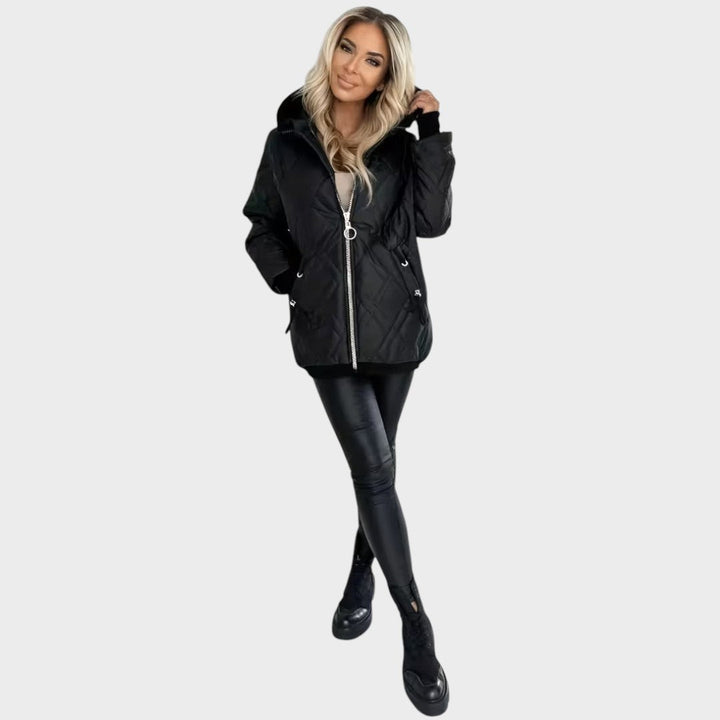 Marilyn™ | Gesteppte Kapuzenjacke mit Reißverschluss