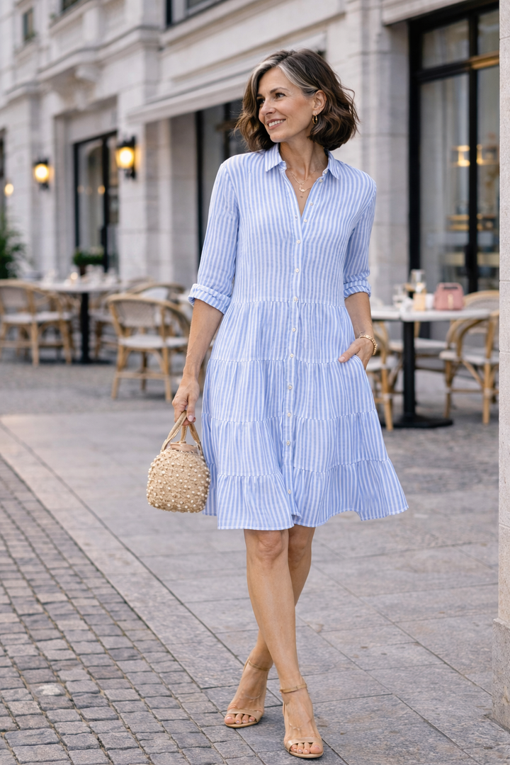 Hannah – Sommer Streifenkleid