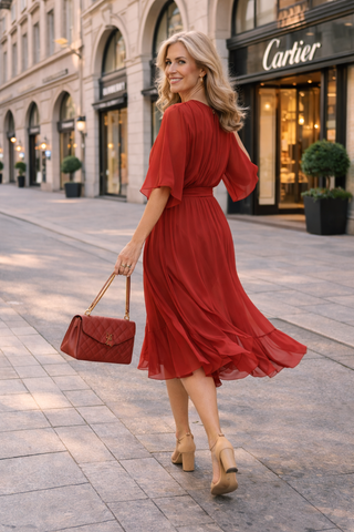 Laura – Chiffon Kleid Sommer