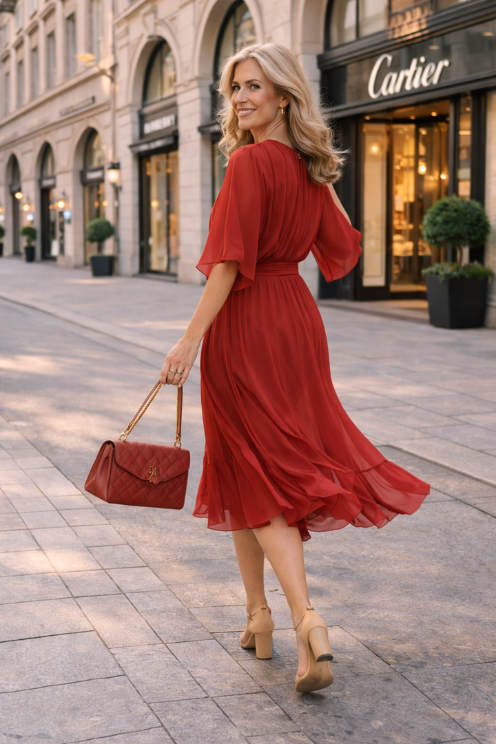 Laura – Chiffon Kleid Sommer