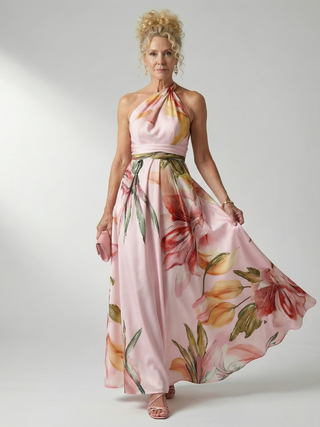 Amiel | Leichtes Blumenkleid Maxi