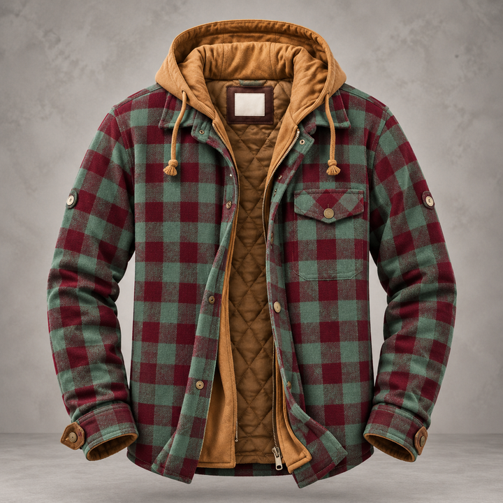 Ragnar | Karo-Patchwork-Jacke Herren