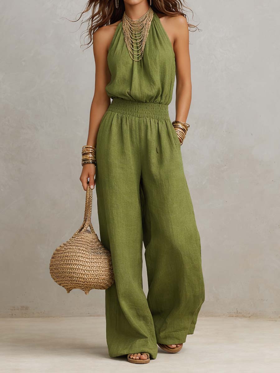 NAEL BERLIN | Eleganter Jumpsuit mit Halter Valeria