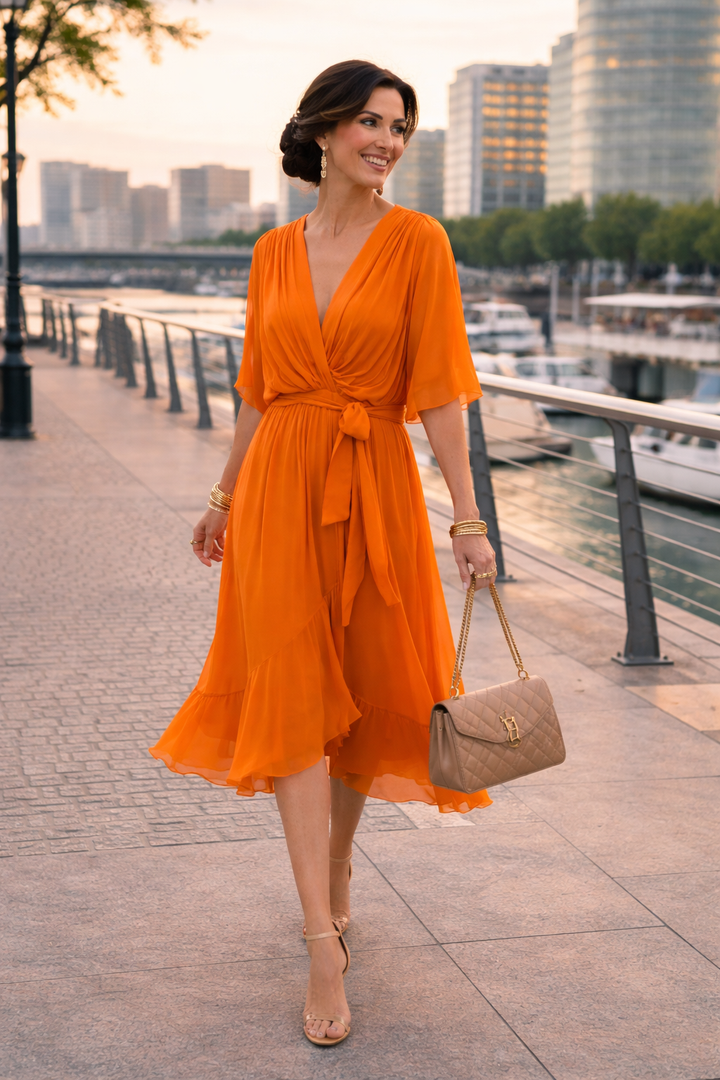 Laura – Chiffon Kleid Sommer