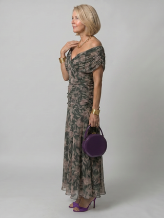 Calen | Off Shoulder Midi Kleid