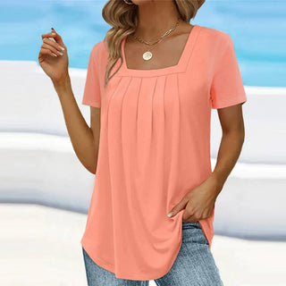 Nami | Fließende Bluse mit Karree-Ausschnitt