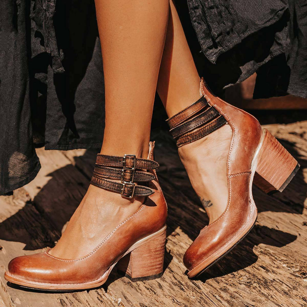 Mirella | Bequeme Leder-Pumps