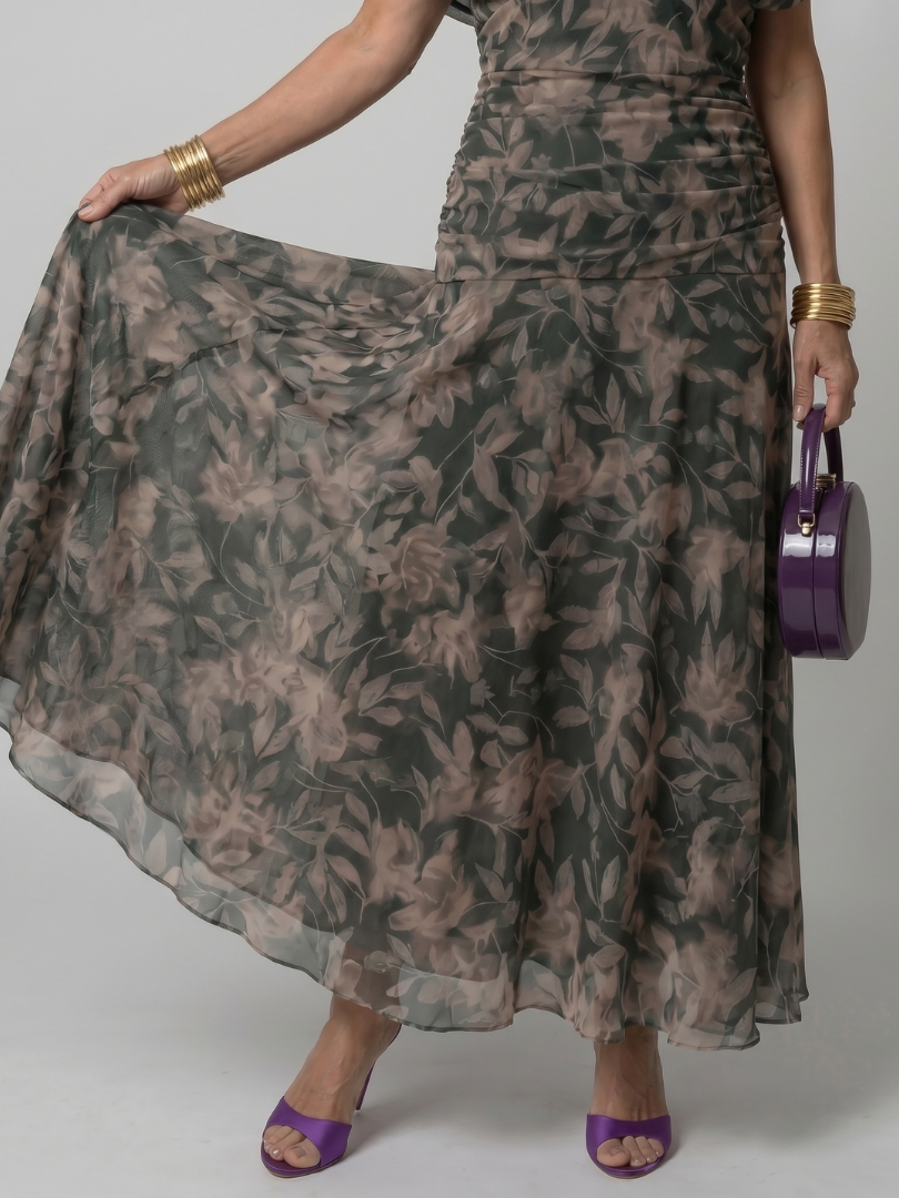 Calen | Off Shoulder Midi Kleid