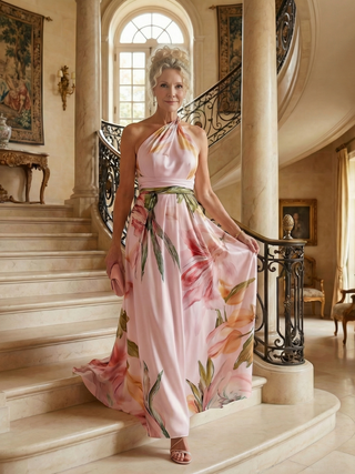 Amiel | Leichtes Blumenkleid Maxi