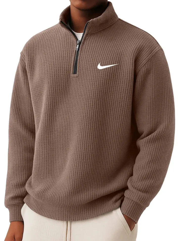 Winterfeld | Sweatshirt mit Kragen und halbem Reißverschluss (1 kaufen, 1 GRATIS dazu)