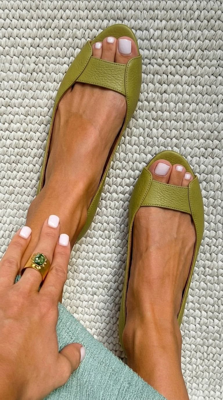Adelina | Elegante Goldene Komfortsandalen