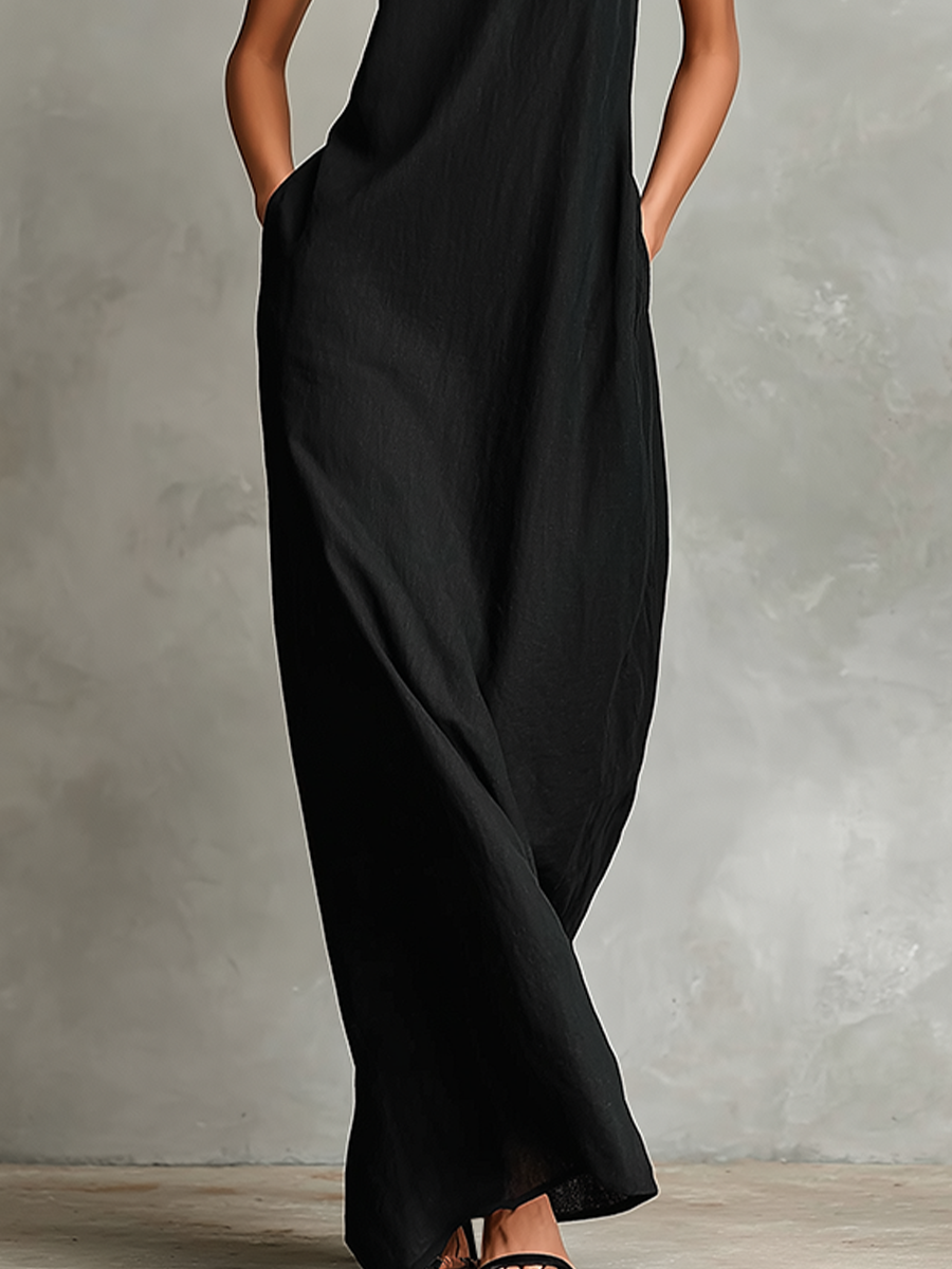 Caterina – Minimalistisches Maxikleid