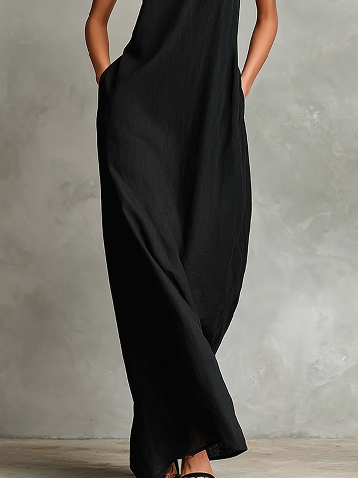 Caterina – Minimalistisches Maxikleid