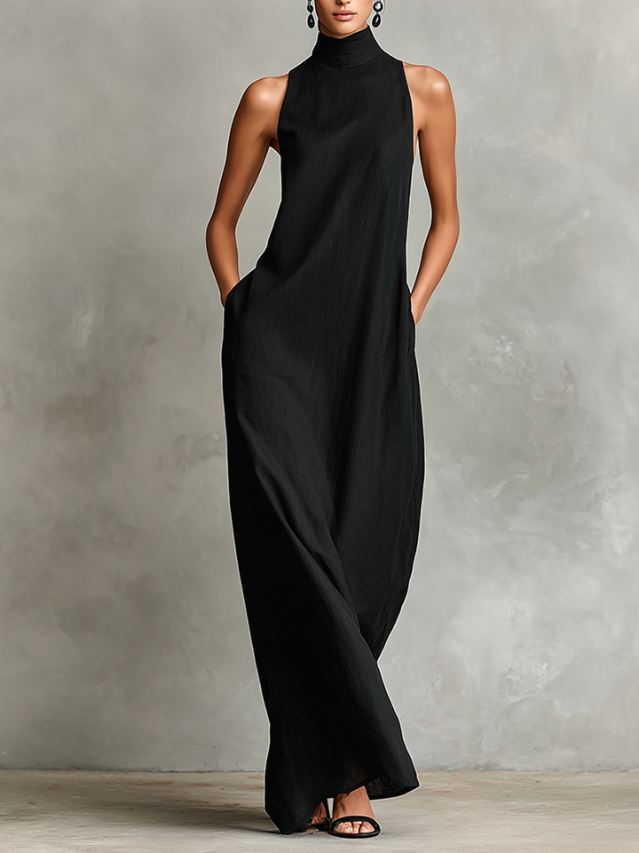 Caterina – Minimalistisches Maxikleid