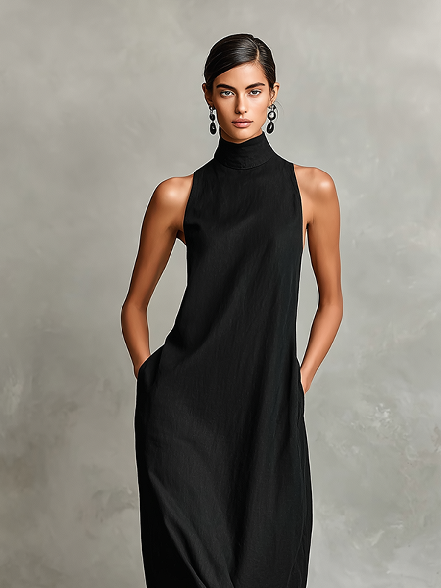 Caterina – Minimalistisches Maxikleid