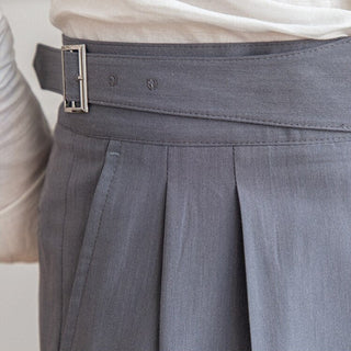 Nael Berlin | Ellis - Klassische Hose Mit Hoher Taille Und Schnallenverschluss Für Herren