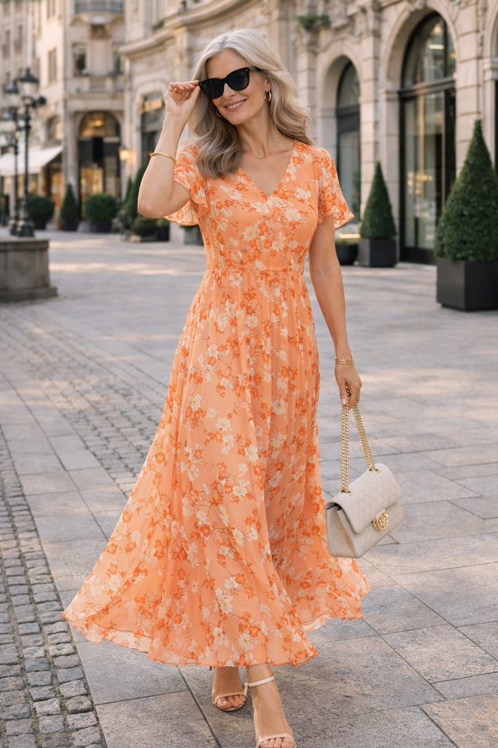 Melanie – Elegantes figurumspielendes Kleid