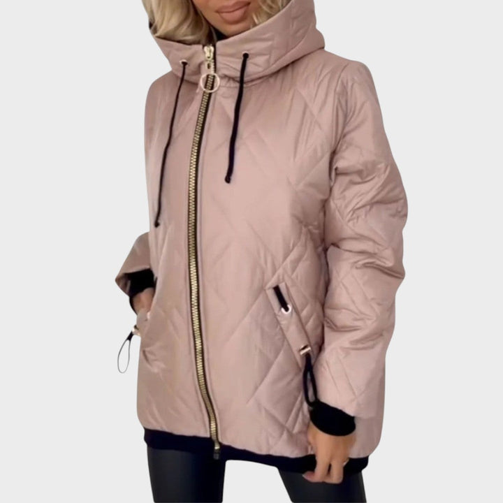 Marilyn™ | Gesteppte Kapuzenjacke mit Reißverschluss
