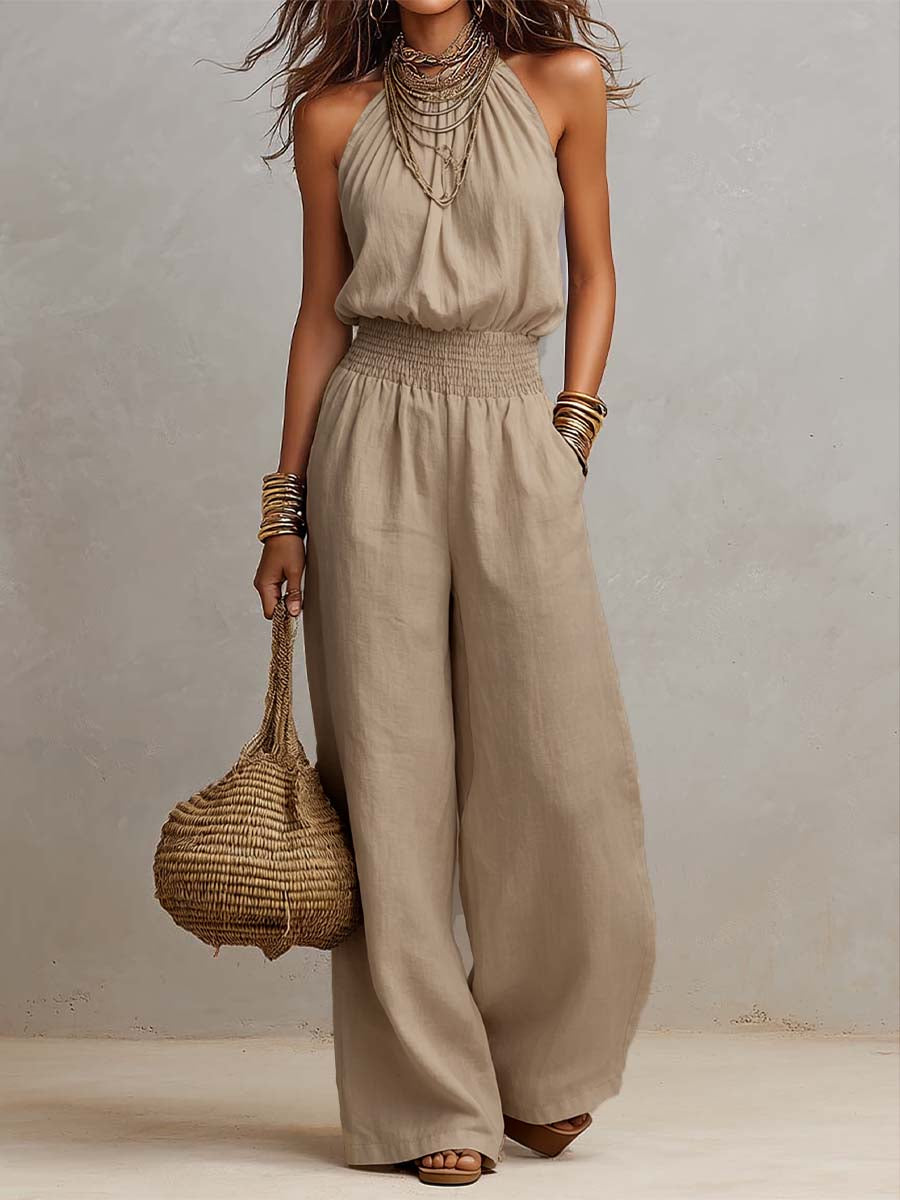 NAEL BERLIN | Eleganter Jumpsuit mit Halter Valeria