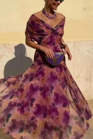 Hendrika | Florales Abendkleid