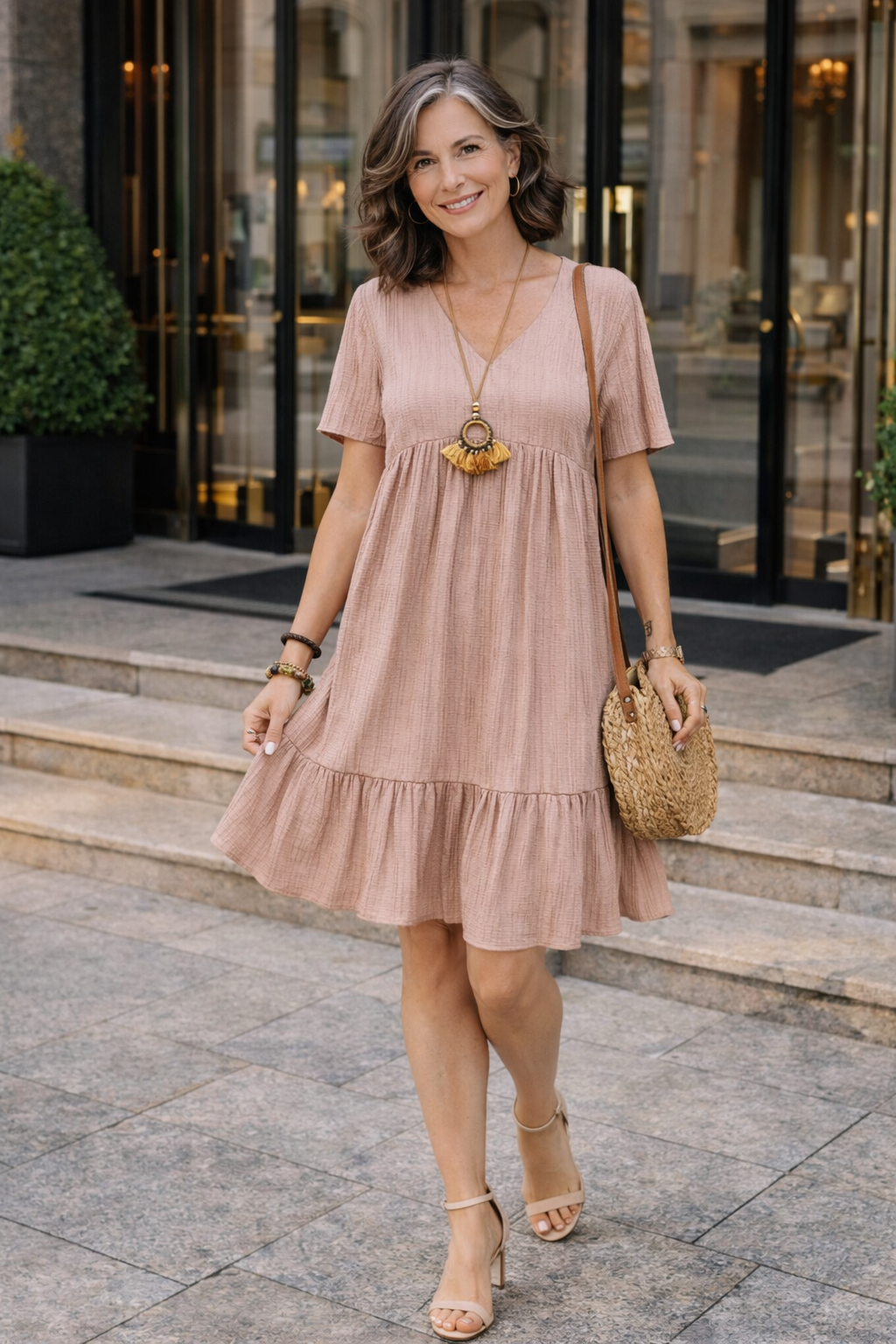 Carina – Figurumschmeichelndes Kleid