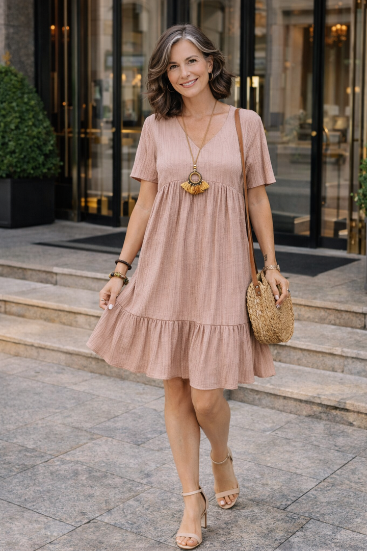Carina – Figurumschmeichelndes Kleid