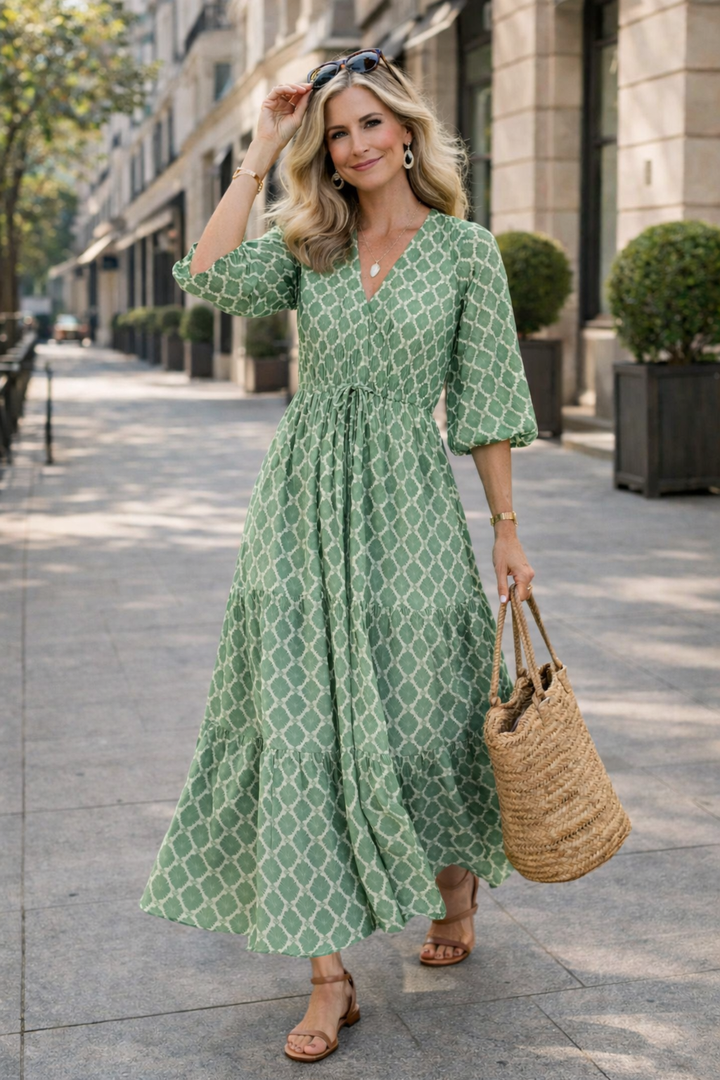 Renate – Boho Maxikleid