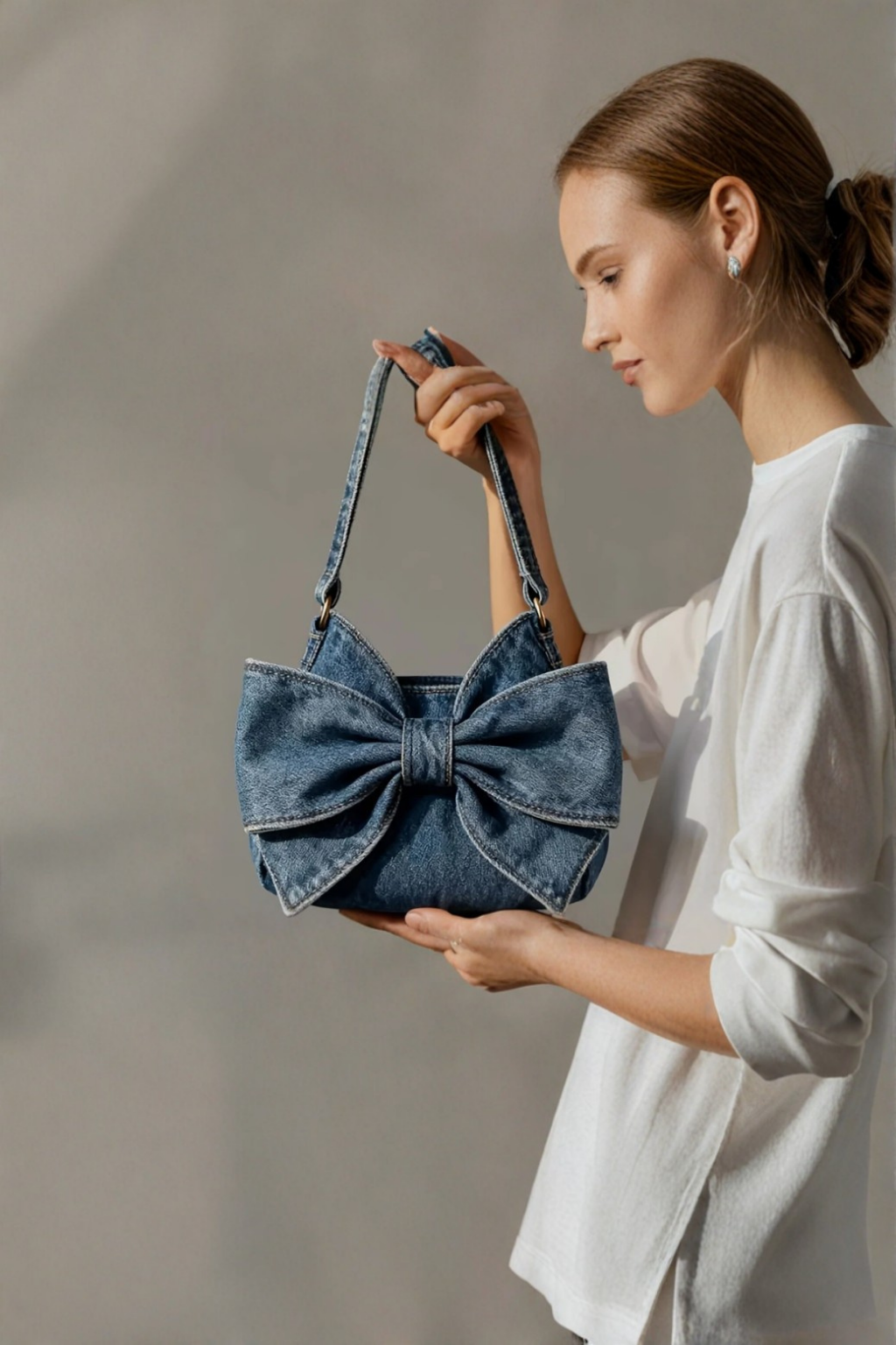 Anika | Retro-Tasche mit Schleife