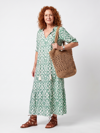 NAEL BERLIN | Boho-Midikleid mit Bommeln Florence
