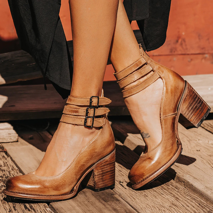 Mirella | Bequeme Leder-Pumps