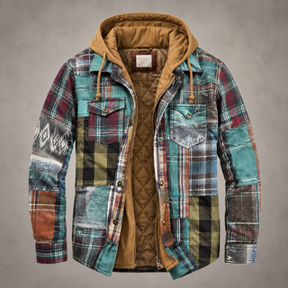 Ragnar | Karo-Patchwork-Jacke Herren