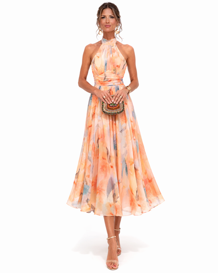 Elza | Elegantes Neckholder-Kleid