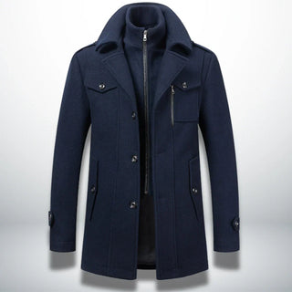 Nael Berlin | Luxuriöser Doppelkragen-Trenchcoat für Herren
