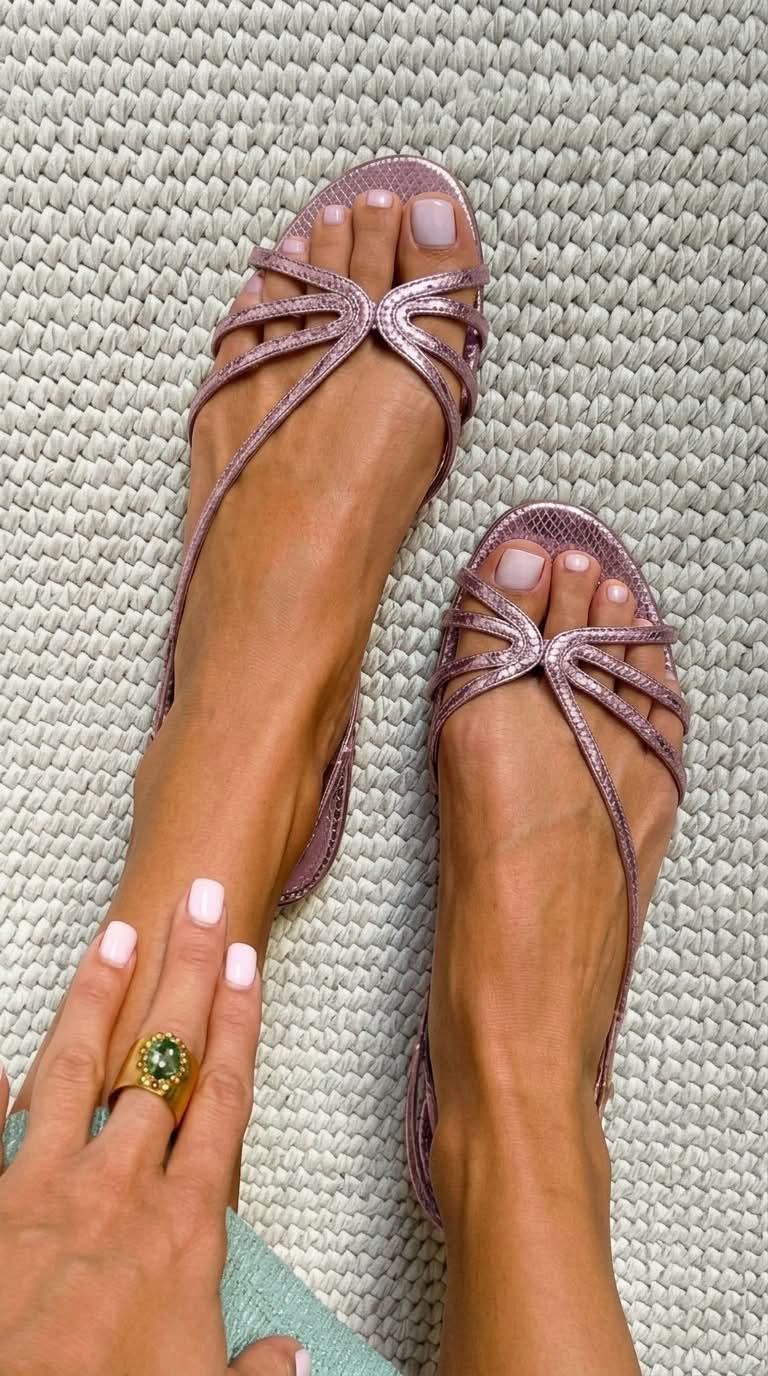 Ginevra | Elegante Goldene Sandalen für den Sommer