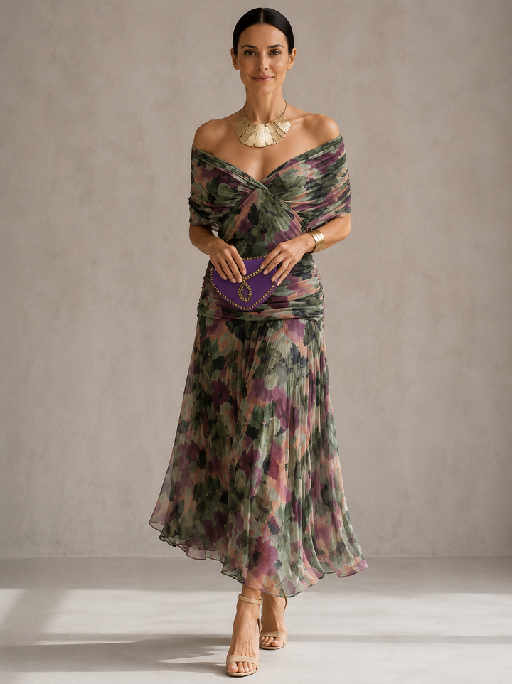 Hendrika | Florales Abendkleid