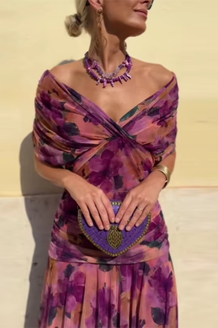 Hendrika | Florales Abendkleid