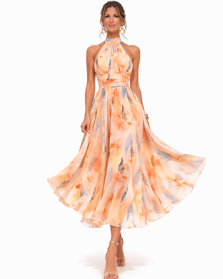 Elza | Elegantes Neckholder-Kleid