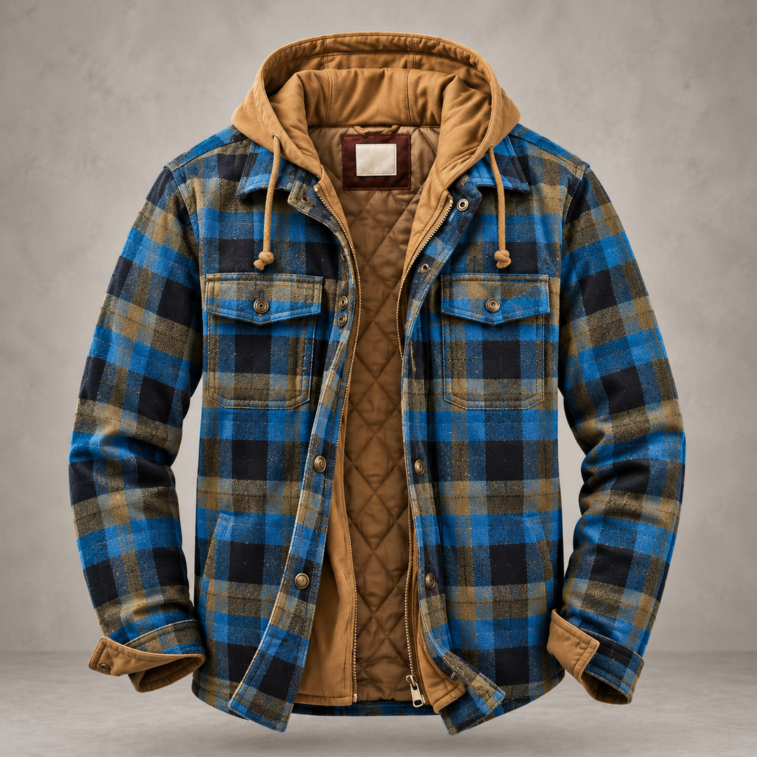 Ragnar | Karo-Patchwork-Jacke Herren