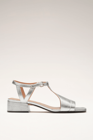Serena | Sommerliche Silbersandalen