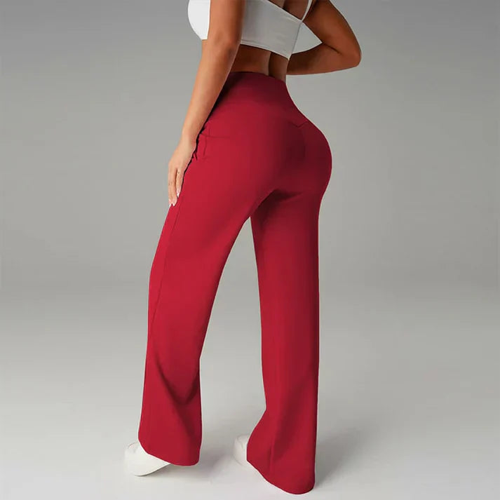 Alba | Hosen mit geradem Schnitt und weitem Bein