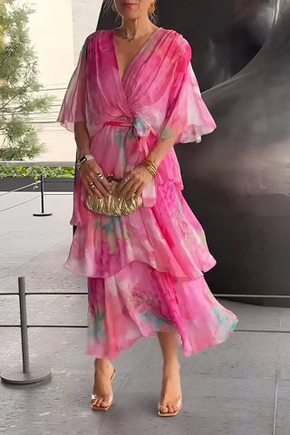 Cassia | Elegantes Chiffonkleid