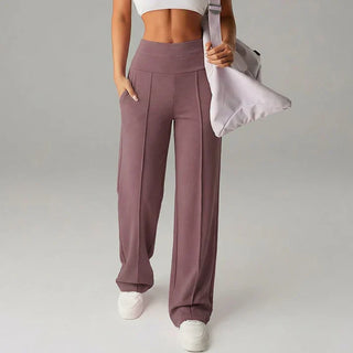 Alba | Hosen mit geradem Schnitt und weitem Bein