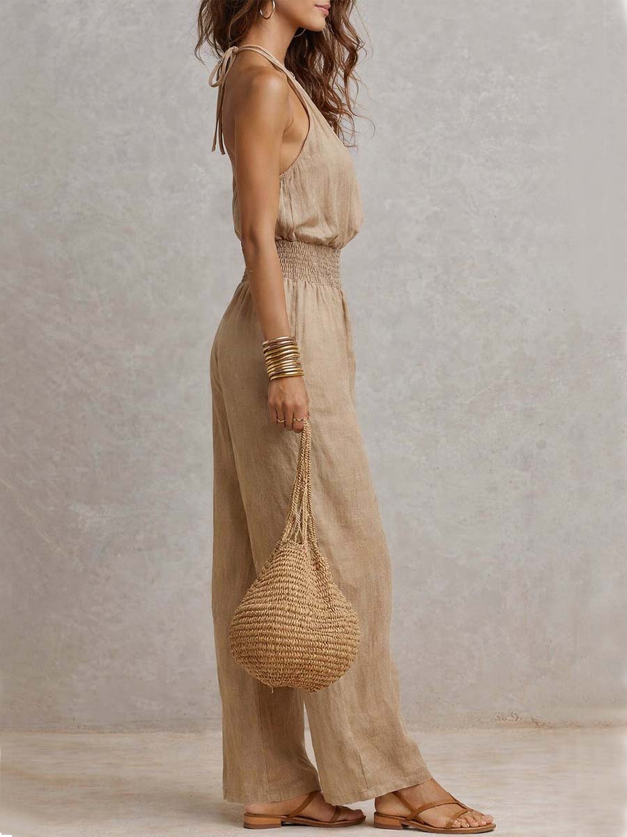 NAEL BERLIN | Eleganter Jumpsuit mit Halter Valeria